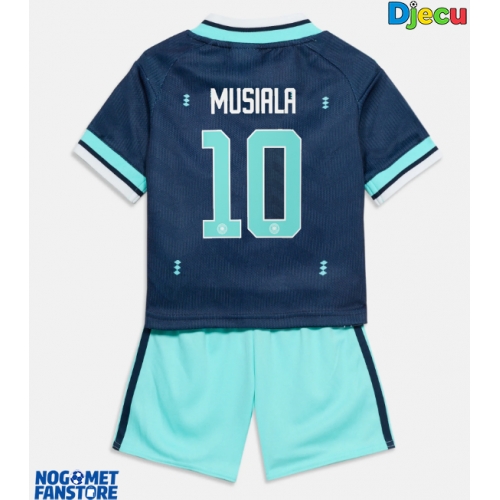 Njemačka Jamal Musiala #10 Gostujuci Dres za djecu SP 2026 Kratak Rukav (+ Kratke hlače)